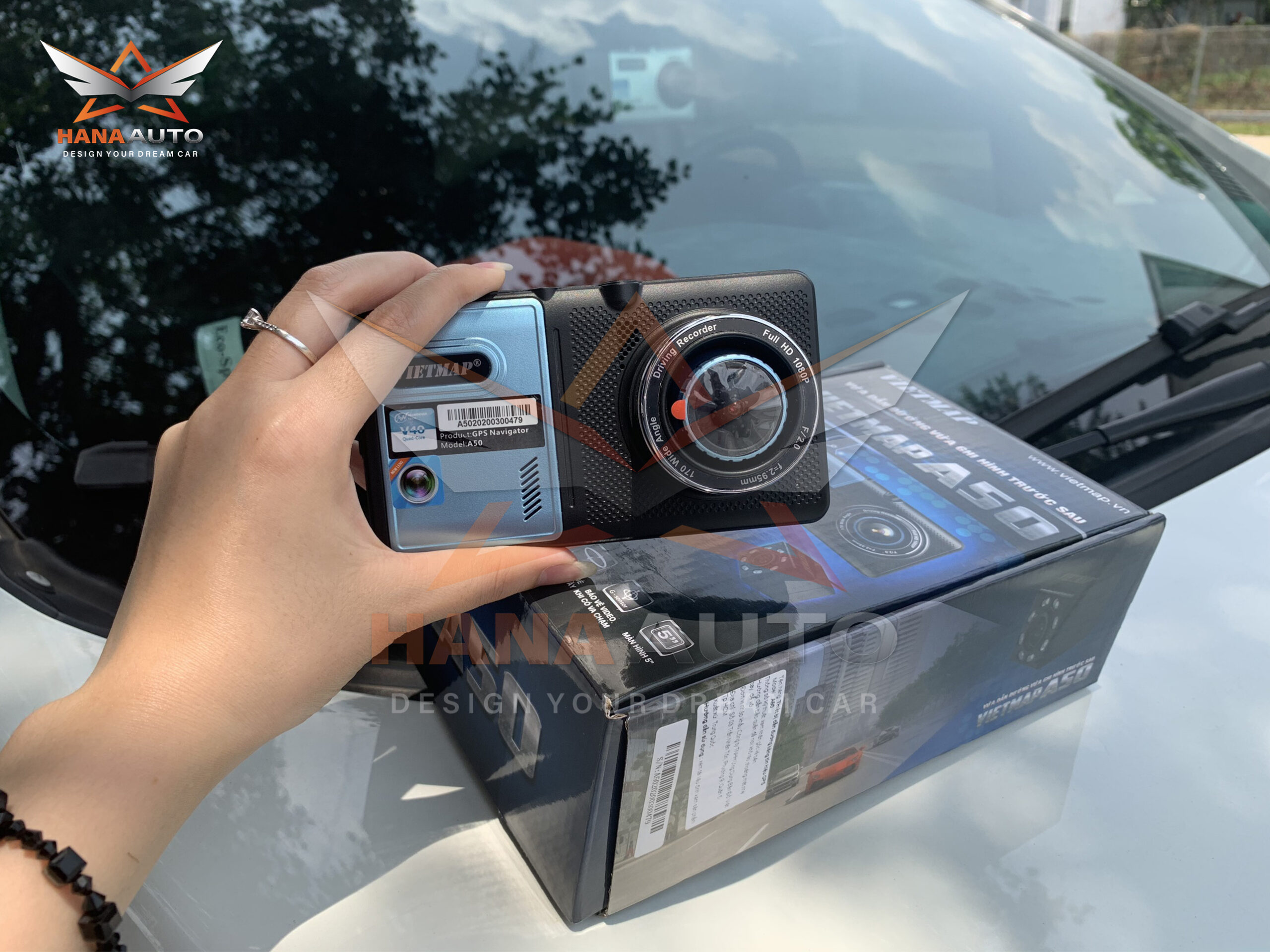 Camera Hành Trình VietMap A50 Đa Chức Năng Ghi Hình Trước Sau