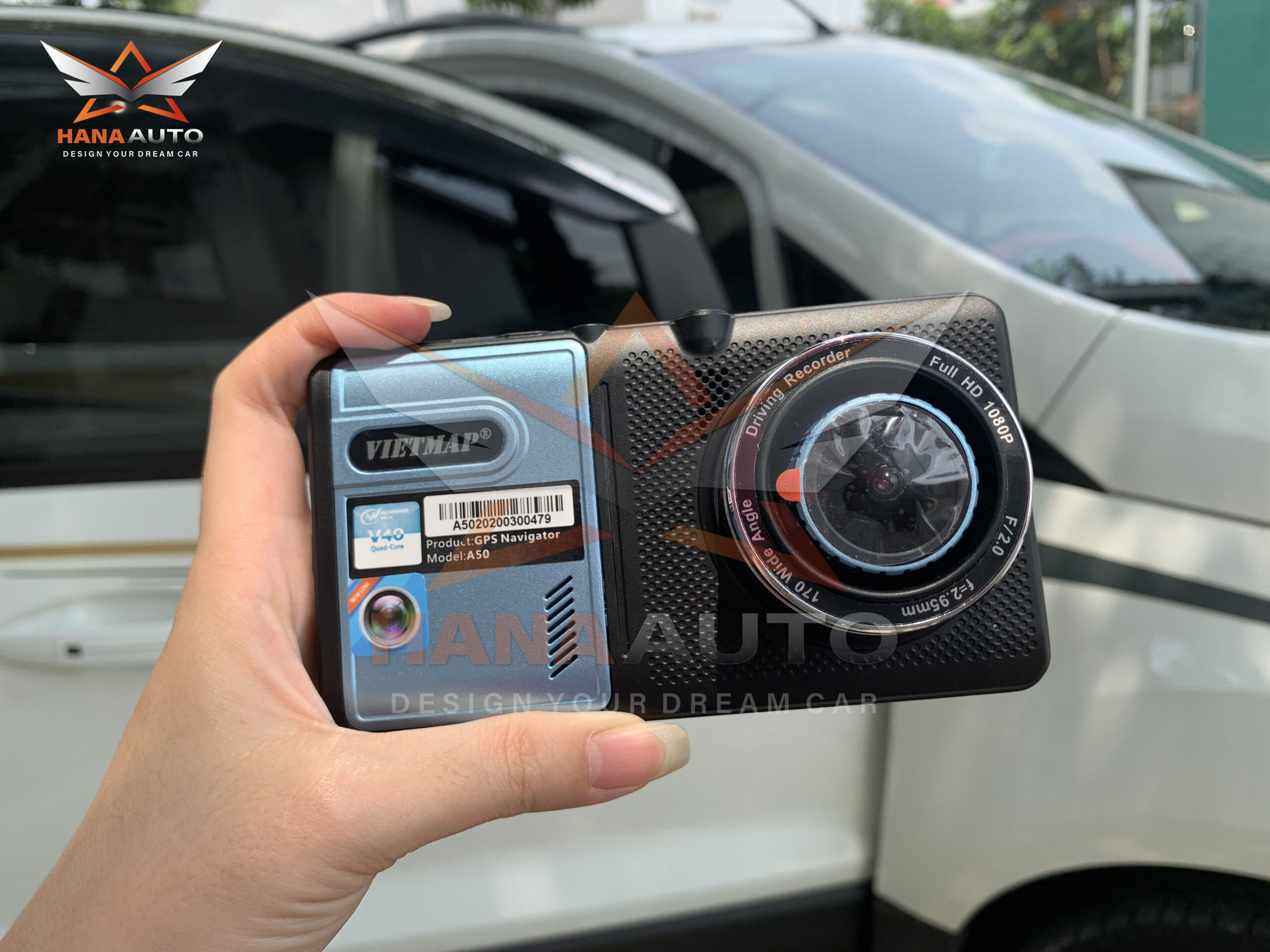 Camera Hành Trình VietMap A50 Đa Chức Năng Ghi Hình Trước Sau