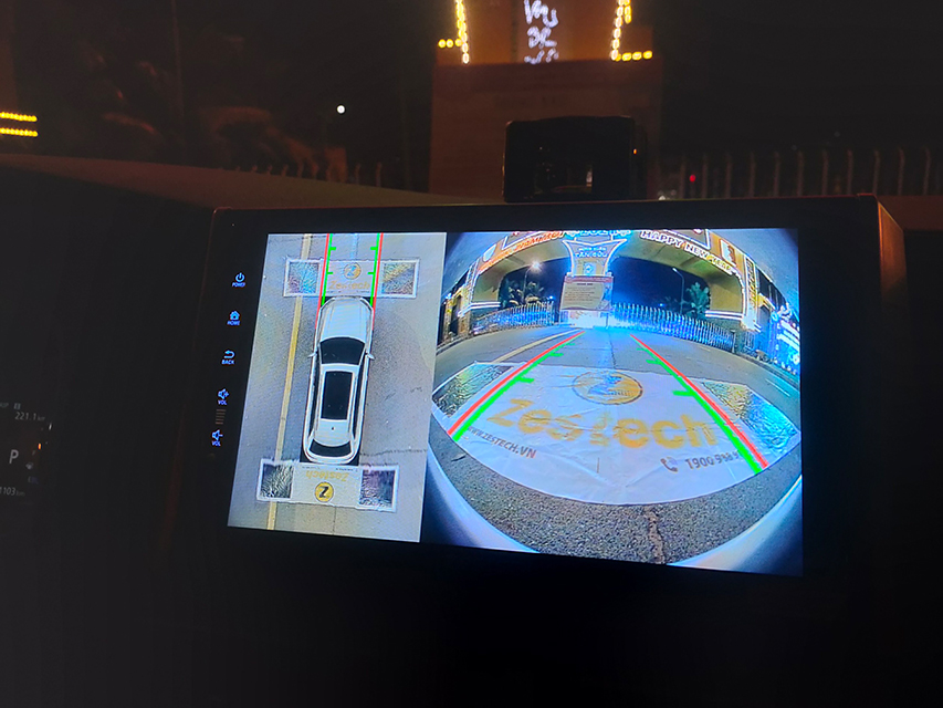 Màn hình ô tô Zestech Z800+ tích hợp camera 360