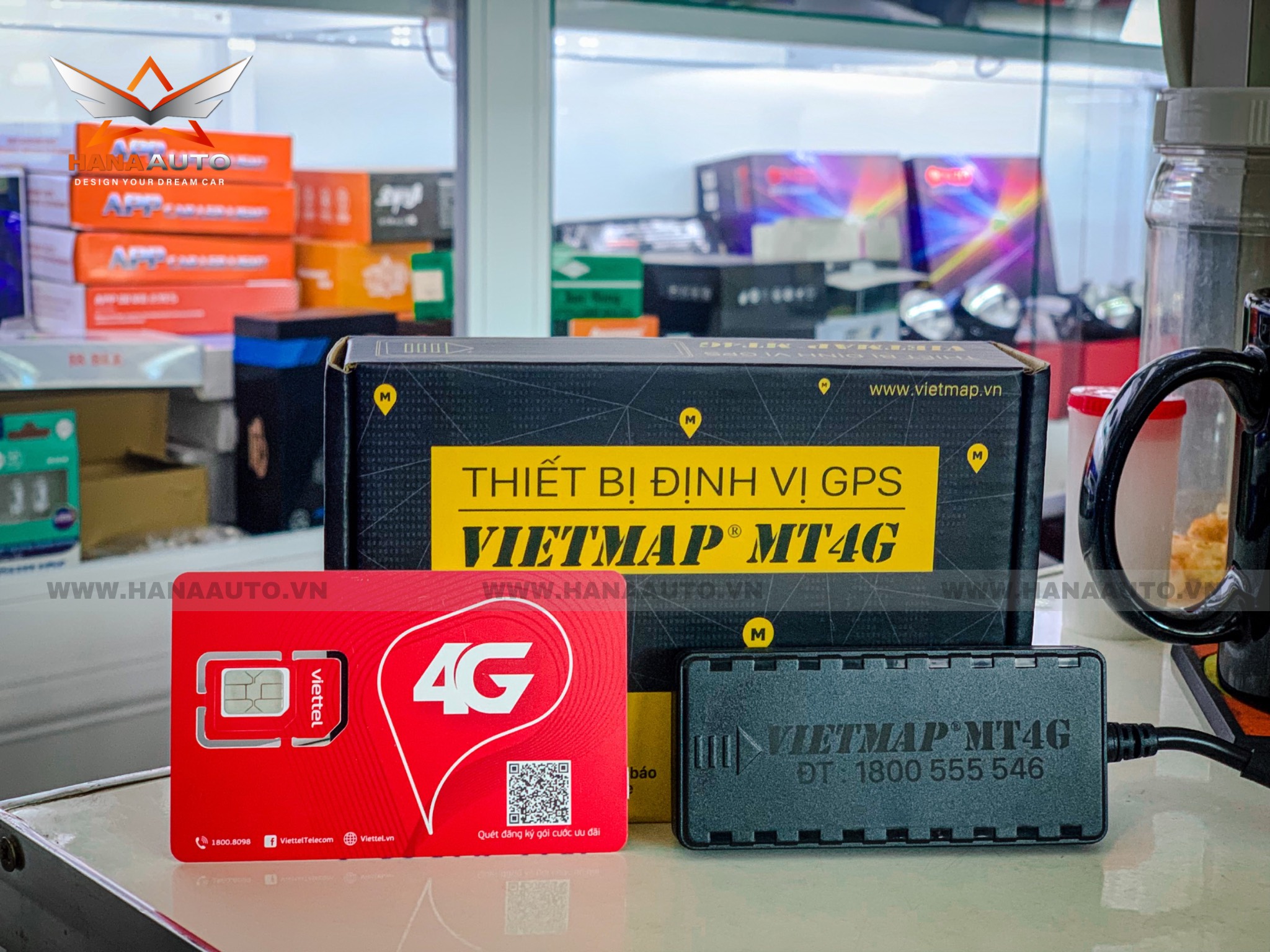 Thiết Bị Định Vị Vietmap MT4G Cho Ô Tô, Xe Máy
