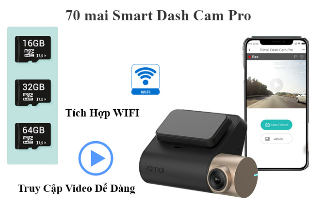 Camera hành trình Xiaomi 70mai Lite bản quốc tế
