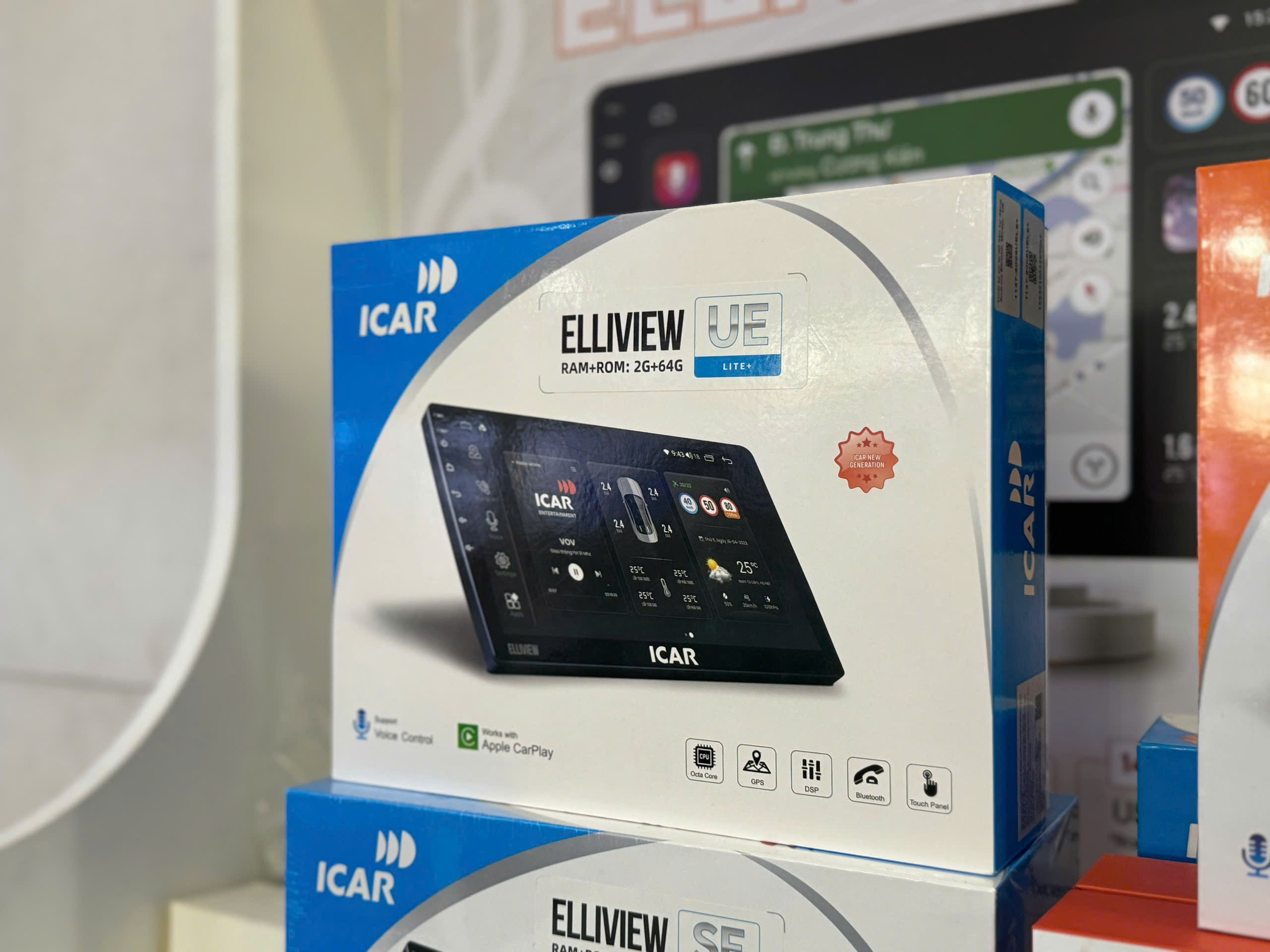 Màn Hình Ô Tô Elliview UE LITE+ Ram 2Gb, Rom 64Gb
