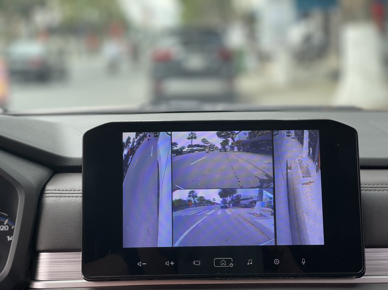 Camera 3 mắt Icar Elliview Y5 Premium 150 độ, ghép hình như cam 360