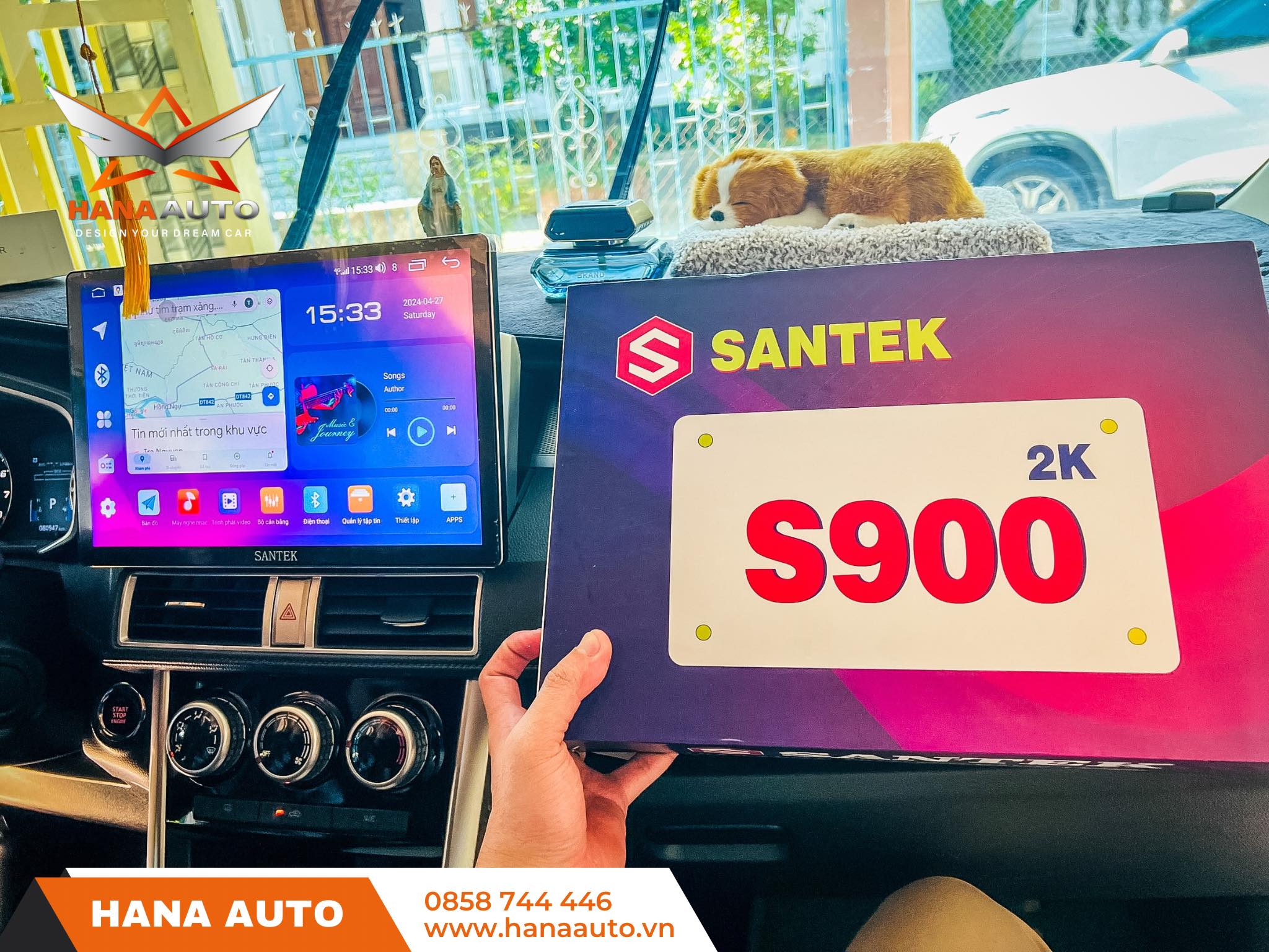 Màn hình android Santek S900 13.1 inch Nét 2K