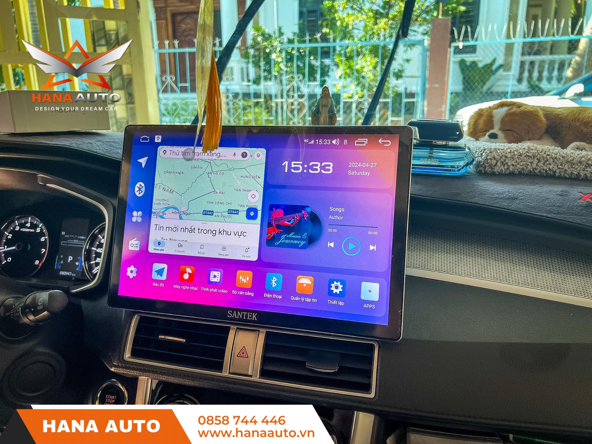 Màn hình android Santek S900 13.1 inch Nét 2K