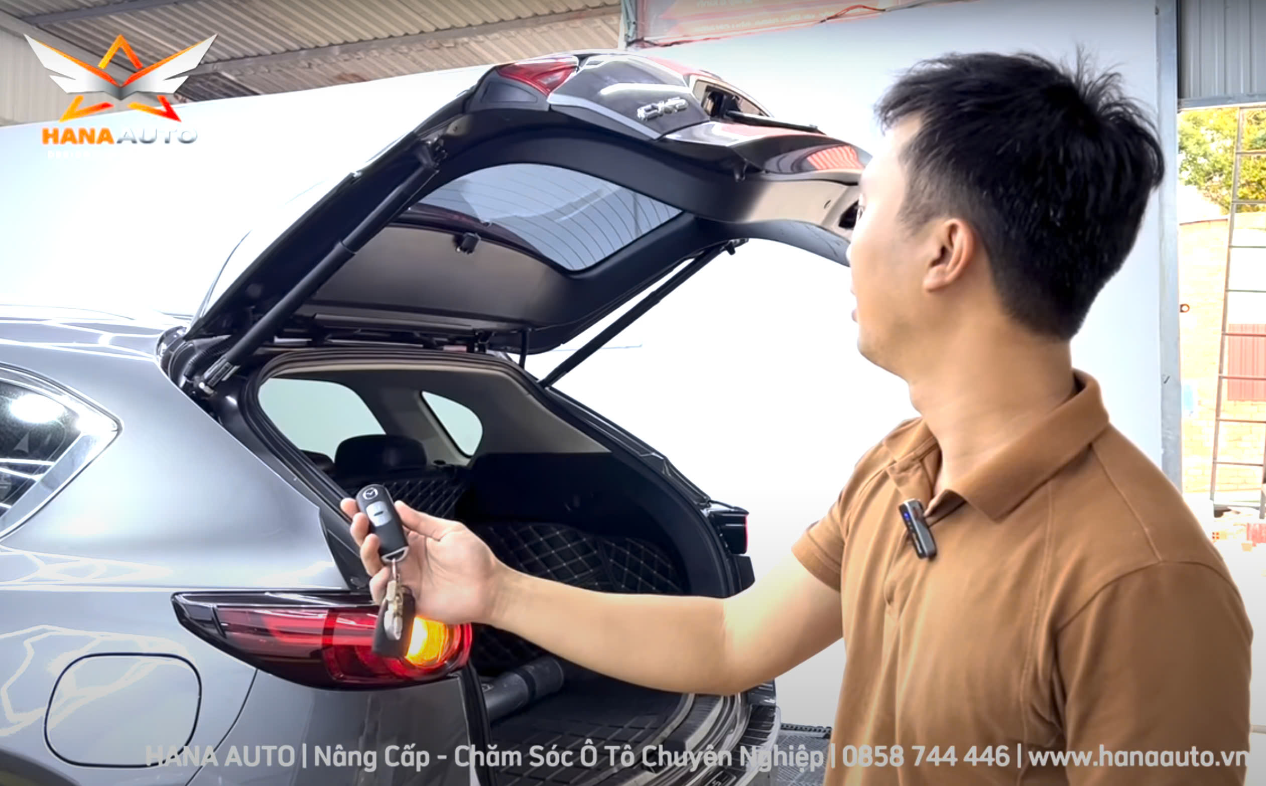 Cốp điện Mazda CX5 Tích Hợp Cảm Biến Đá Cốp