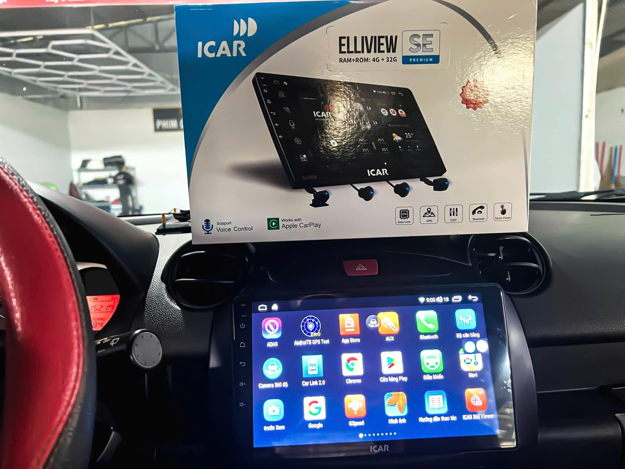 Màn hình ICar Elliview SEP 360 Ram 4Gb - Rom 32 Gb