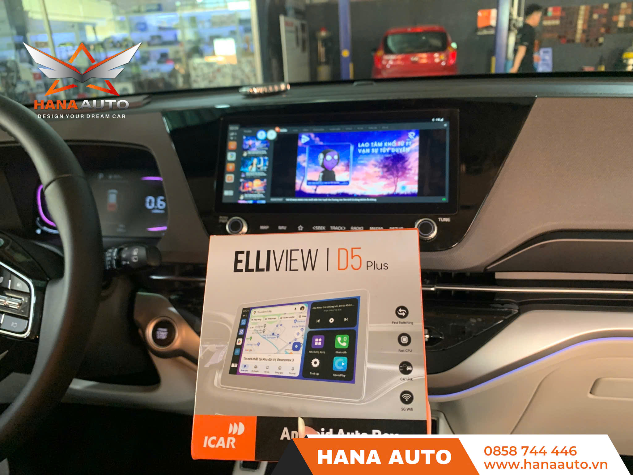 Android Box Elliview D5 Plus 2 mạnh mẽ từ ICAR