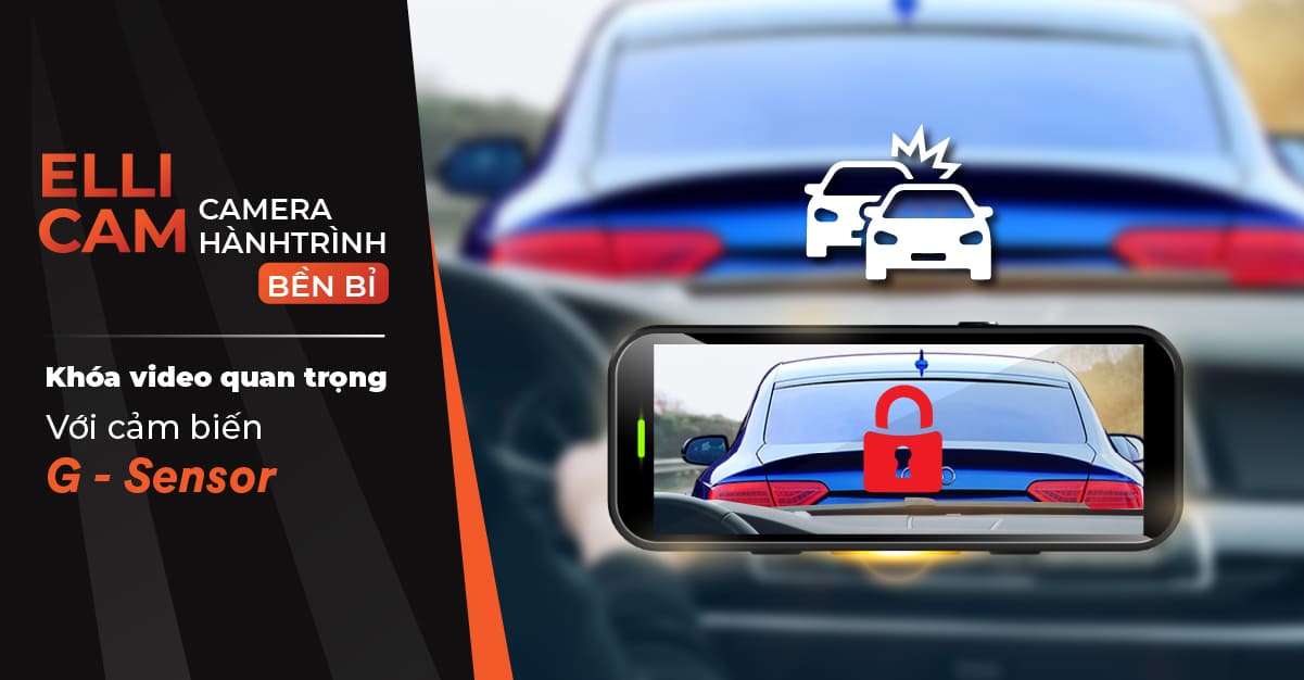 Camera hành trình Ellicam A620 ghi hình trước 2K