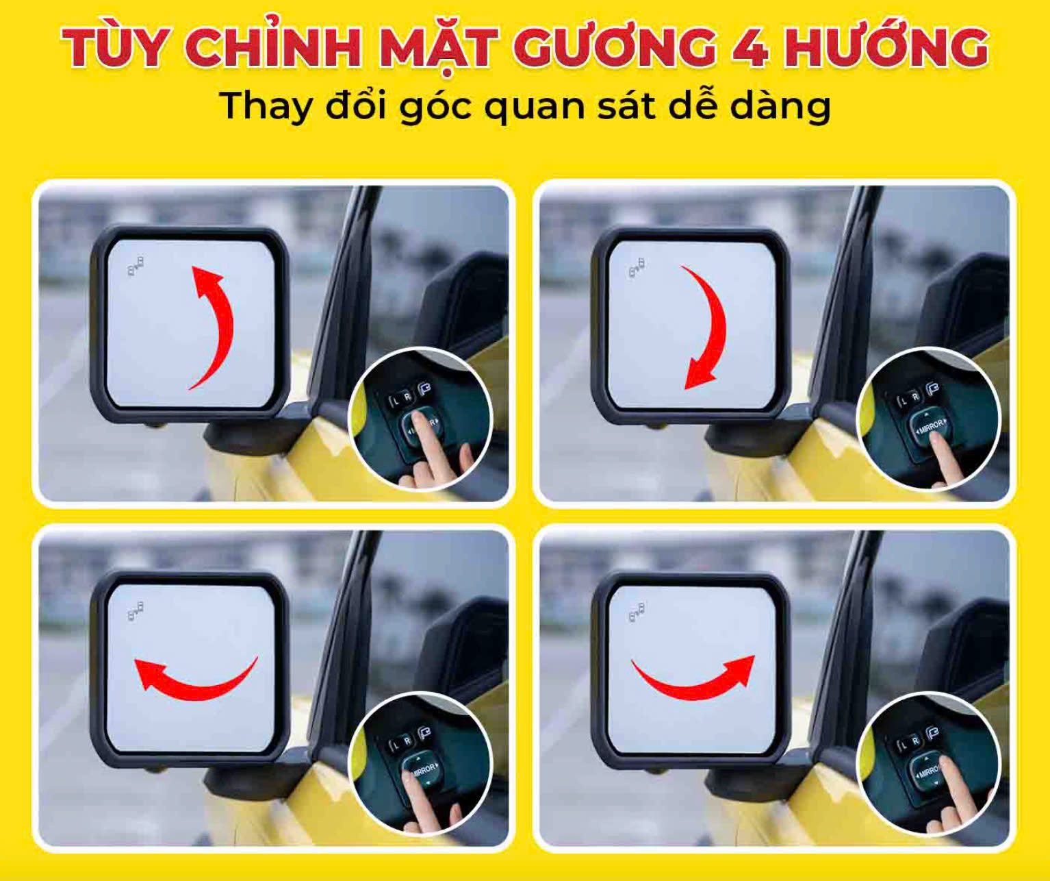 Gập gương tự động Vinfast VF3, gương điện VF3 có xi nhan