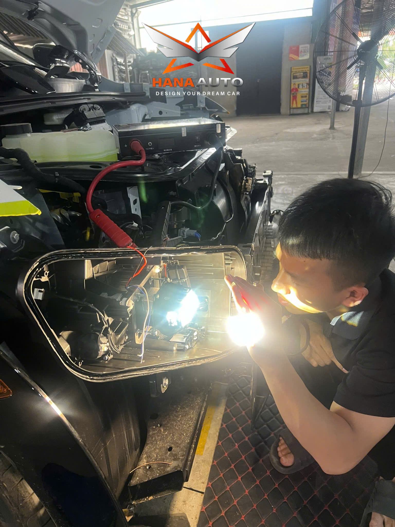Bi led 1.8 inch Aozoom Square V2 siêu sáng