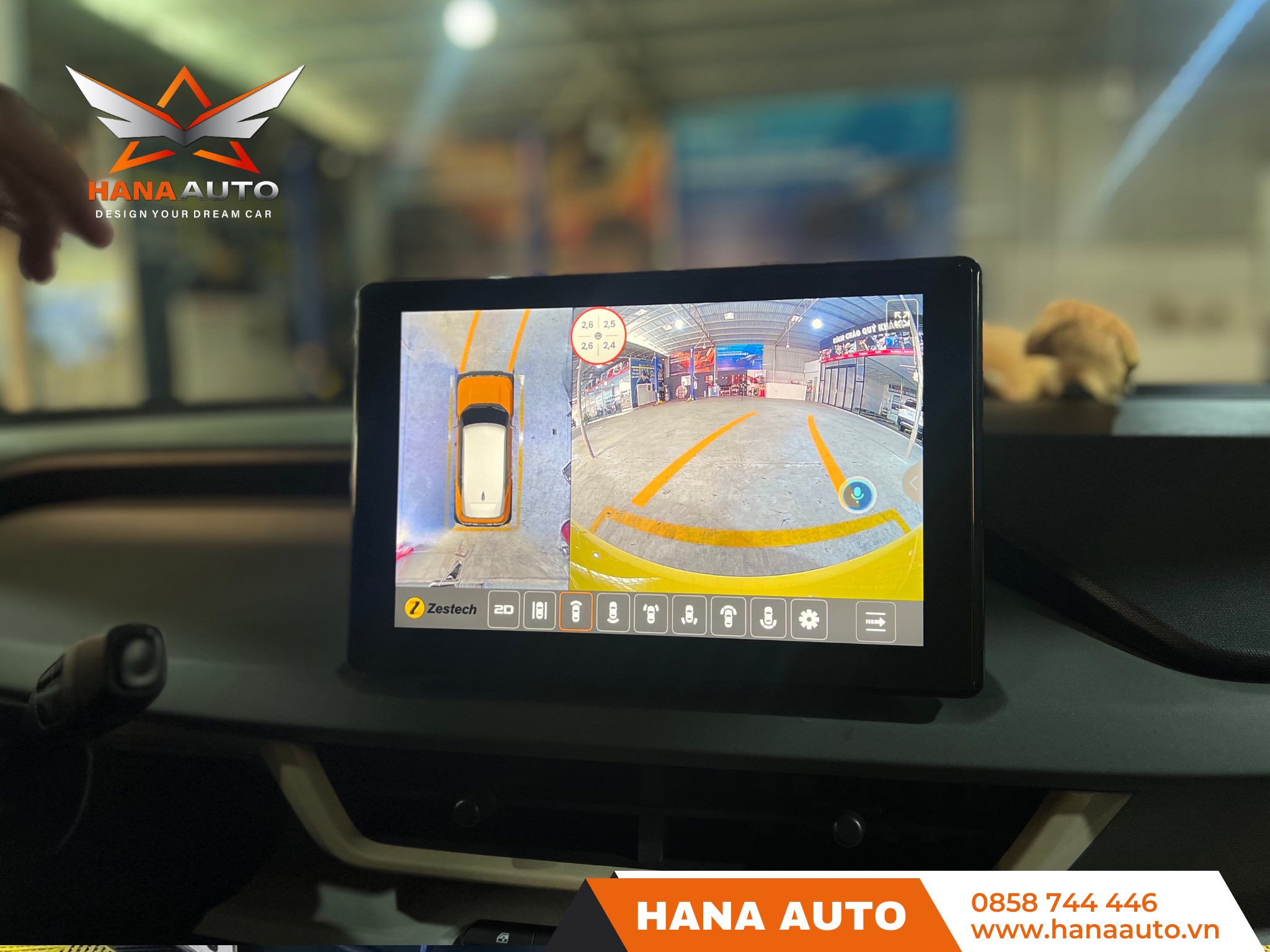 Camera 360 Vinfast VF3 tích hợp android Zestech ZT3