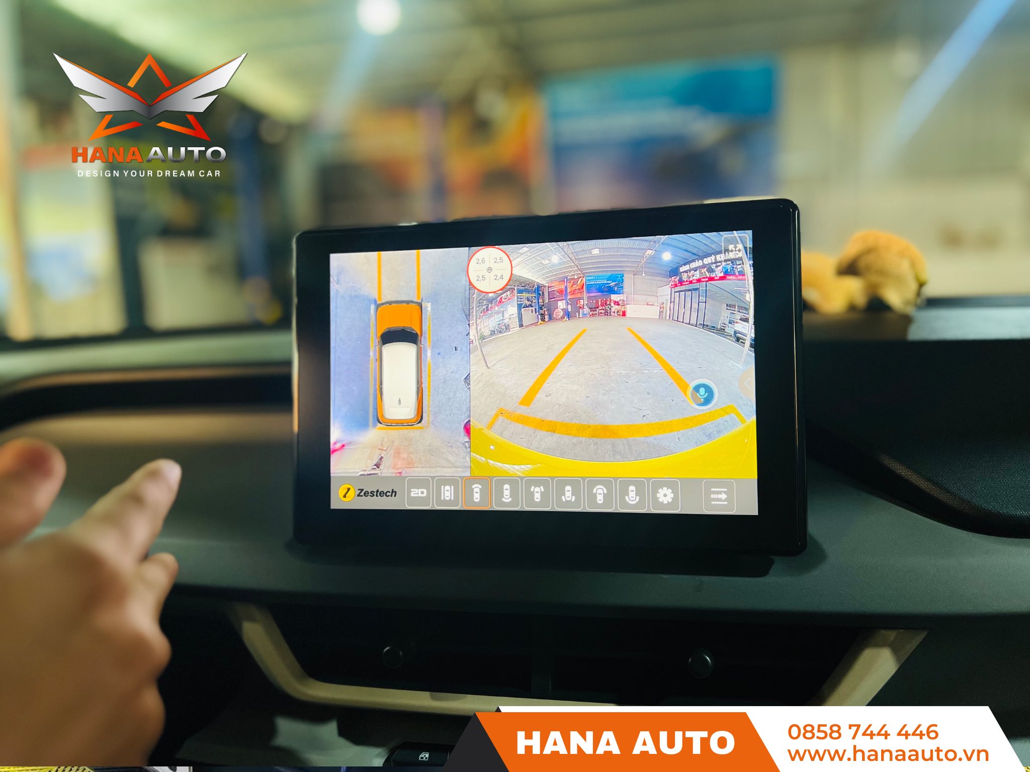 Camera 360 Vinfast VF3 tích hợp android Zestech ZT3