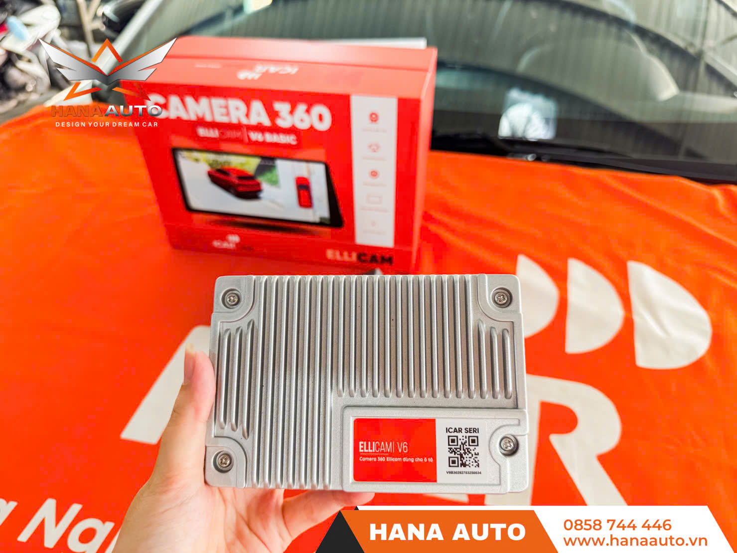Camera 360 tích hợp màn hình zin ICAR Ellicam V6 Basic