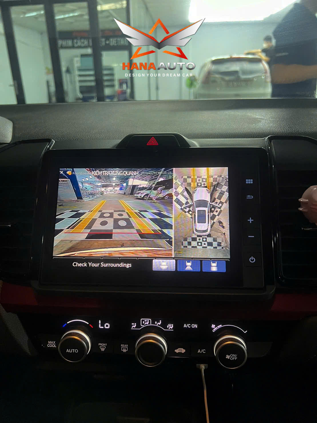 Camera 360 tích hợp màn hình zin ICAR Ellicam V6 Basic