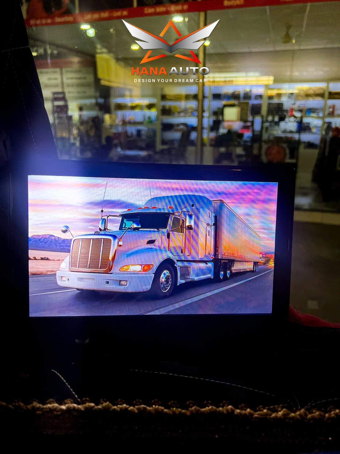 Camera 360 xe tải nét 4K kèm màn hình 10.25 inch