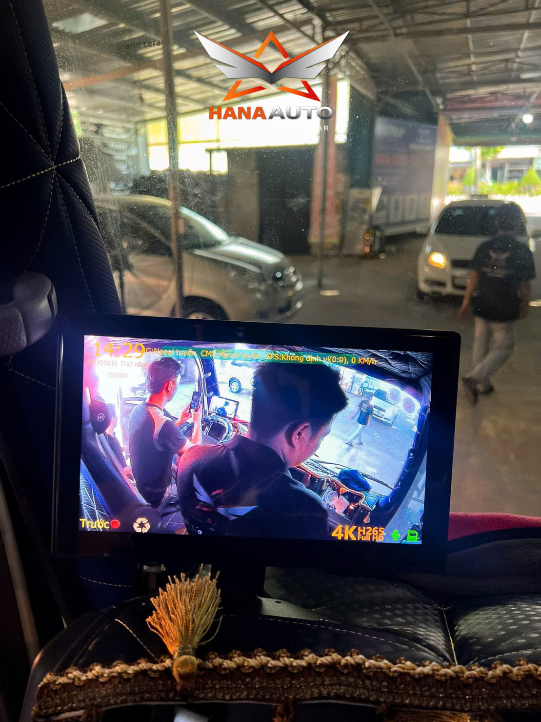 Camera 360 xe tải nét 4K kèm màn hình 10.25 inch