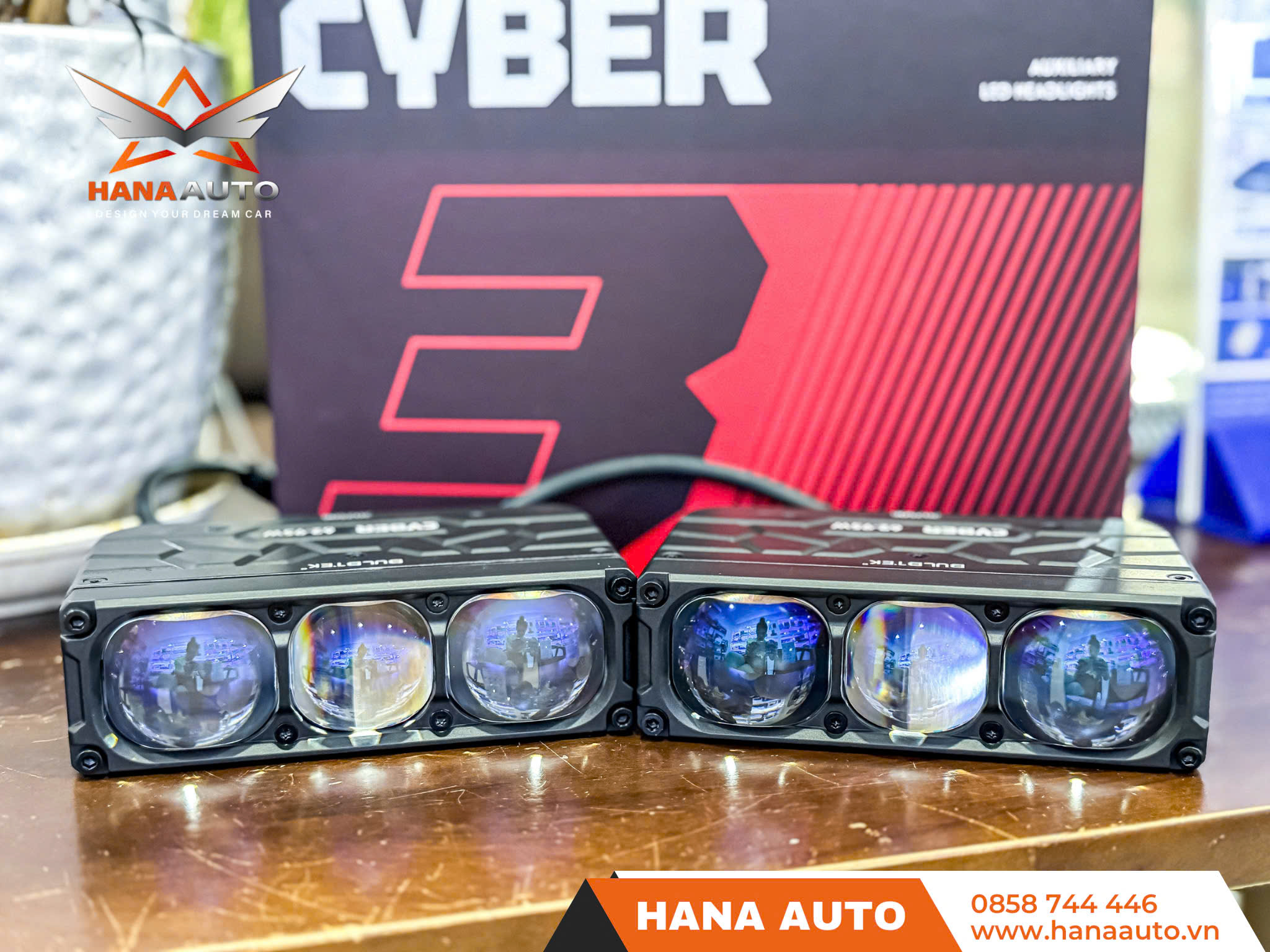 Bi Trợ Sáng Bulbtek Cyber 3 Siêu Sáng