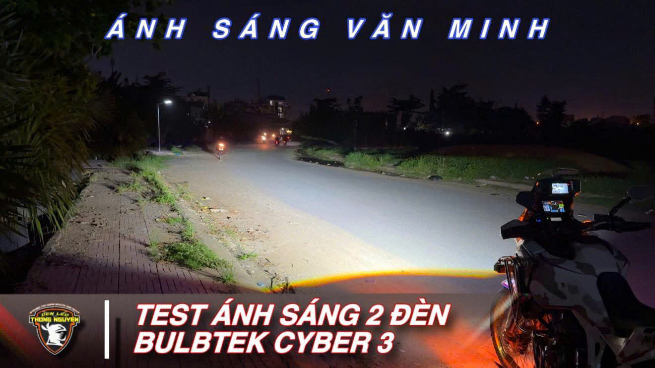 Bi Trợ Sáng Bulbtek Cyber 3 Siêu Sáng